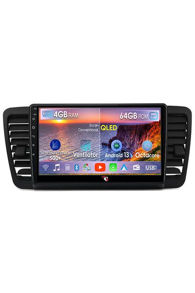 navi-it Navigatie dedicata Subaru Legacy Outback 2003-2009, 4GB RAM 64GB ROM, Octacore, Android 13, Display