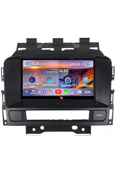 navi-it Navigatie dedicata Opel Astra J, 4GB RAM 64GB ROM, Octacore, Android 13, Display QLED 9", DSP, Carpl