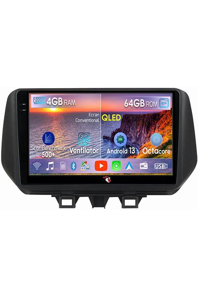 navi-it Navigatie dedicata Hyundai Tucson 2018-2020, 4GB RAM 64GB ROM, Octacore, Android 13, Display QLED 10
