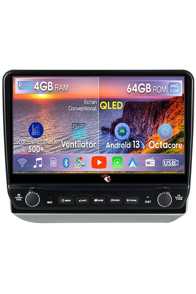 navi-it Dedicated navigation Skoda Fabia 2007-2014 with rotary buttons model 2024, 4 GB RAM 64 ROM, Quadcore,