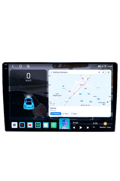 navi-it Navigatie dedicata Volkswagen Passat B5 1996-2005 , 4GB RAM 64GB ROM, Octacore, Android 14, Display