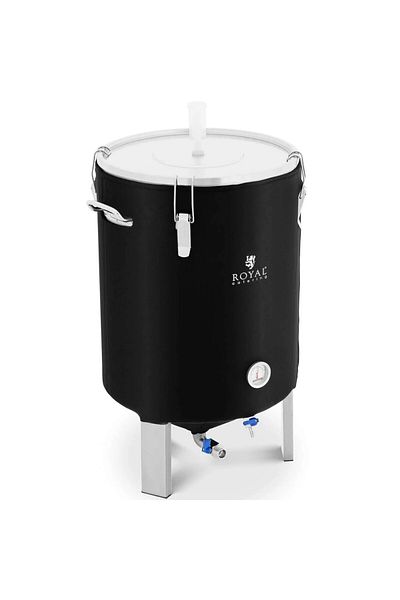 Royal Catering Fermentator cu cazan de fermentare pentru bere și vin cu izolație 0-40°C 60 l
