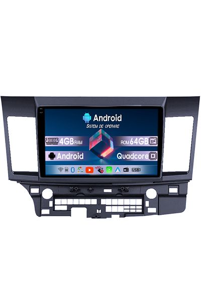 navi-it Navigatie dedicata Mitsubishi Lancer 2007-2012, 4GB RAM 64GB ROM, Quad Core, Display 10" QLED 1K, Ca