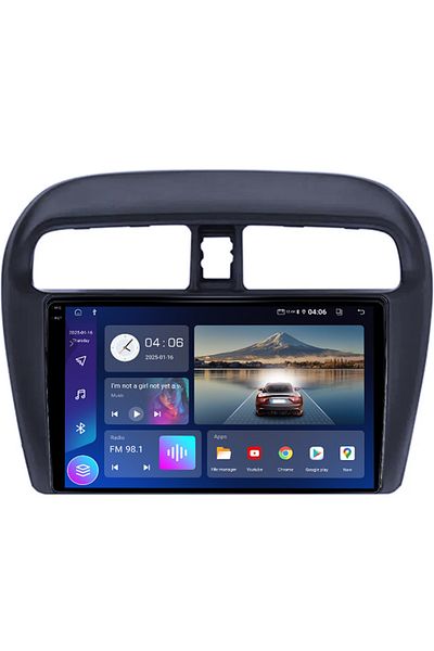 navi-it Navigatie dedicata Mitsubishi Mirage Attrage 2012-2018, 4GB RAM 64GB ROM, Octacore, Display 9" QLED