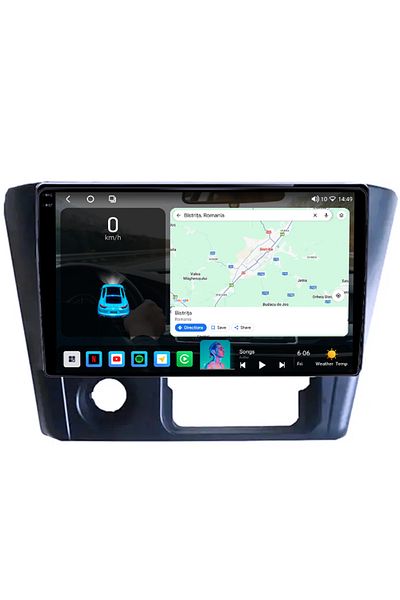 navi-it Navigatie dedicata Mitsubishi Lancer 2006, 4GB RAM 64GB ROM, Octacore, Android 14, Display QLED 1K 9