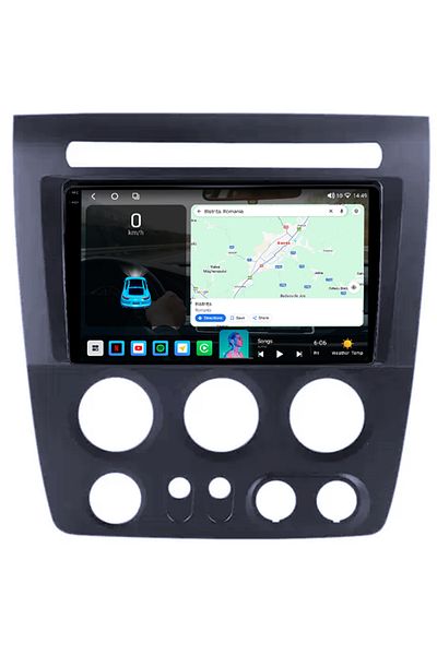 navi-it Navigatie dedicata Hummer H3 2005-2010, 4GB RAM 64GB ROM, Octacore, Android 14, Display QLED 1K 9",