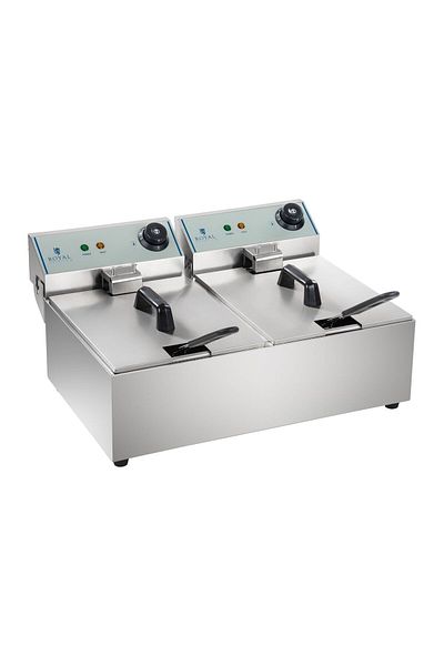 Royal Catering Friteuză electrică dublă 2x5L