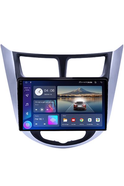 navi-it Navigatie dedicata Hyundai Accent 2010-2016, 4GB RAM 64GB ROM, Octacore, Android 14, Display QLED 1K