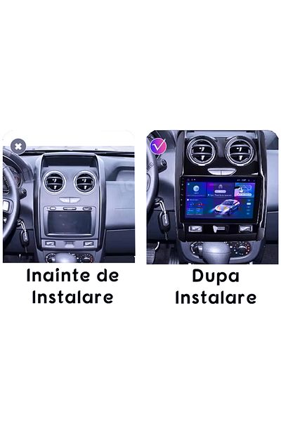 navi-it Navigatie dedicata Dacia Duster 2015, 4GB RAM 64GB ROM, Octacore, Android 14, Display QLED 1K 9", DS