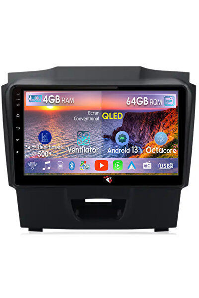 navi-it Navigatie dedicata Isuzu D-Max 2017, 4GB RAM 64GB ROM, Octacore, Andr...