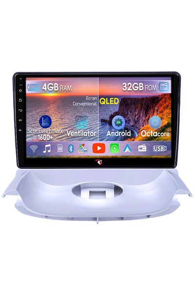 navi-it Navigatie dedicata Peugeot 206 1998-2009, 4GB RAM 32GB ROM, Octacore, Android 14, Display QLED 9", D