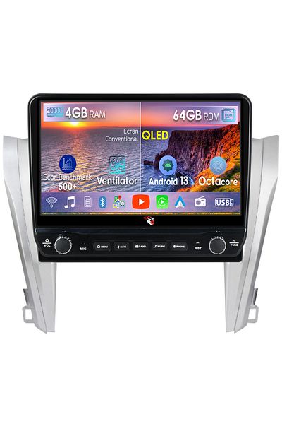 navi-it Dedicated navigation Camry 2015-2017 with rotary buttons model 2024, 4 GB RAM 64 ROM, Quadcore, Android