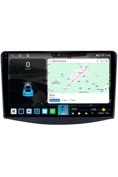 navi-it Navigatie dedicata Mitsubishi Grandis 2003-2011, 4GB RAM 64GB ROM, Octacore, Android 14, Display QLE