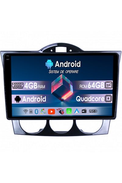 navi-it Navigatie dedicata Mazda RX-8 2008-2021, 4GB RAM 64GB ROM, Quad Core, Display 9" QLED 1K, Carplay, A