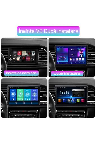navi-it Navigatie dedicata Seat Leon 2012-2018, 4GB RAM 64GB ROM, Quad Core, Display 9" QLED 1K, Carplay, An
