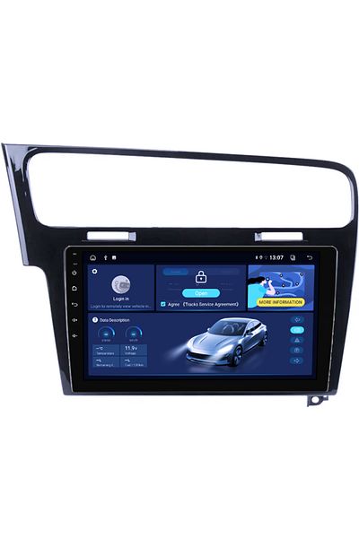 navi-it Navigatie dedicata Volkswagen Golf 7 Silver, 4GB RAM 64GB ROM, Octacore, Android 14, Display QLED 10
