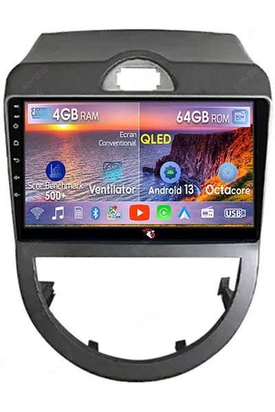 navi-it Navigatie dedicata Kia Soul 2008-2011, 4GB RAM 64GB ROM, Octacore, Android 13, Display QLED 9", DSP,