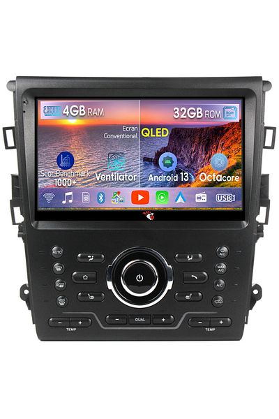 navi-it Navigatie dedicata Ford Mondeo 2014-2019, 4GB RAM 32GB ROM, Android 13, Display 9 " , Internet ,Apli