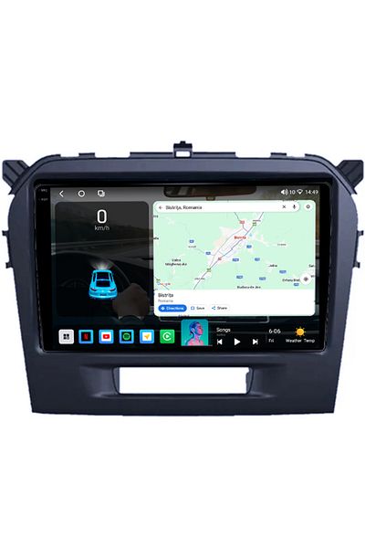 navi-it Navigatie dedicata Suzuki Vitara 2014-2018, 4GB RAM 64GB ROM, Octacore, Android 14, Display QLED 1K