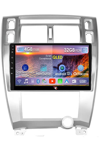 navi-it Navigatie dedicata Hyundai Tucson 2004-2009, 4 GB RAM 32 ROM, Android 13, Display QLED, 10", DSP, Ca