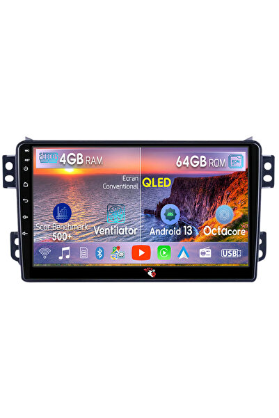 navi-it Navigatie dedicata Opel Agila 2007-2014/Suzuki Splash, 4GB RAM 64GB R...