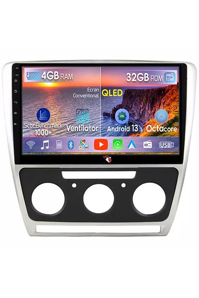 navi-it Navigatie dedicata Skoda Yeti 2014+, 4GB RAM 32GB ROM, Octacore, Android 14, Display QLED 10", DSP,