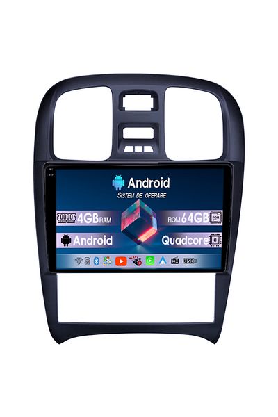 navi-it Navigatie dedicata Hyundai Sonata Fe 2004-2012, 4GB RAM 64GB ROM, Quad Core, Display 9" QLED 1K, Car