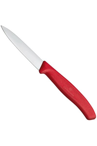 Victorinox Nóż do jarzyn gładki dł. 80/190 mm - czerwony