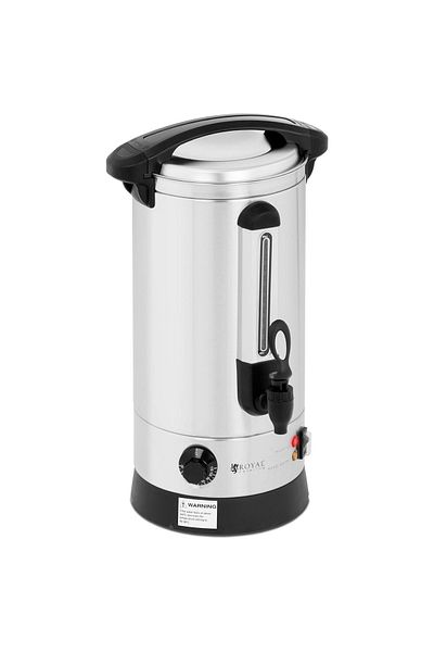 Royal Catering Warnik podgrzewacz do wody grzańca podwójne ścianki stalowy 8.7L 1500 W