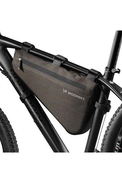 WOZINSKY Torba rowerowa na ramę roweru 5 l szara