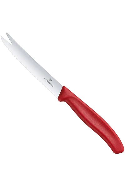 Victorinox Nóż do sera kiełbasy dł. 110/219 mm - czerwony