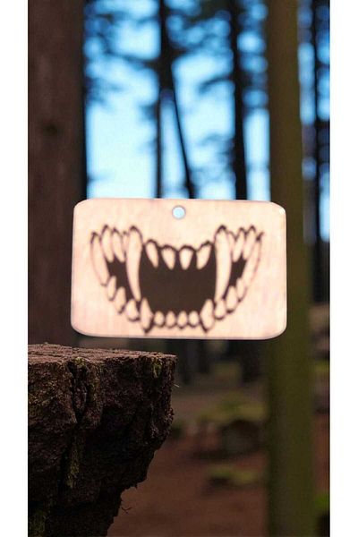 yerlikaya bakır Monster Mouth Pure Copper Necklace