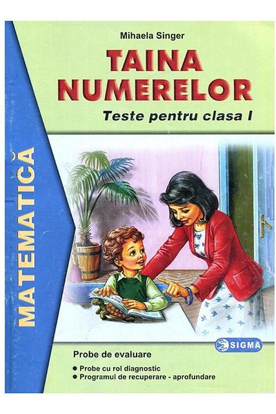Editura Sigma The mystery of numbers. Math tests. Tests for