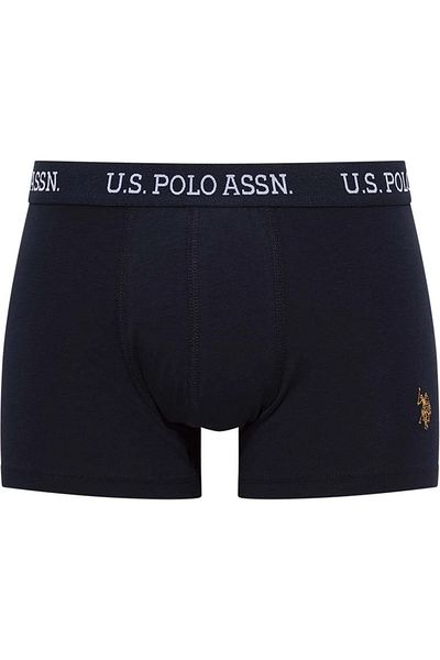 U.S. Polo Assn. Men's 2 Pack Boxer Set - Navy and Color Printed Cotton Underwear