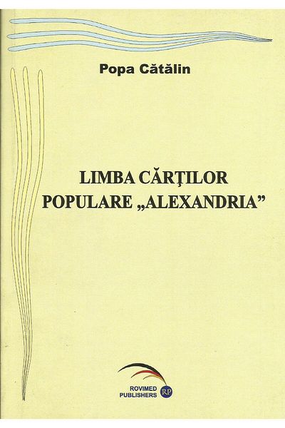 Editura Rovimed Publishers The Language of Popular Books Alexandria, Popa Catalin