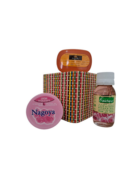 AZBANE -CASABLANCA - MAROC Set cutie crema cu ulei trandafir 100 ml, ulei tra...