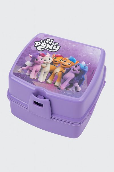 Alper Banyo My Little Pony Patterned School and Preschool Lunch Box for Kids – Compartmented, with Spoon (509)