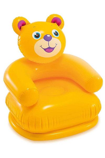 Toybox كرسي هوائي قابل للنفخ على شكل دب تيدي 65 سم + 64 سم + 79 سم للأطفال