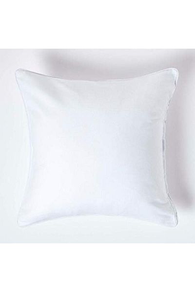 INFINI HOMES Soft 100% Cotton White Cushion Cover for Home Living Room Bedroom & Luxury Hotel (30 X