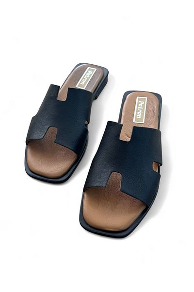 PATRON SHOES Genuine Leather Women's Slippers