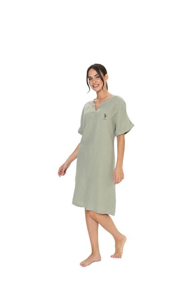 U.S. Polo Assn. U.S. Polo Assn. Women's Khaki Nightgown 20018
