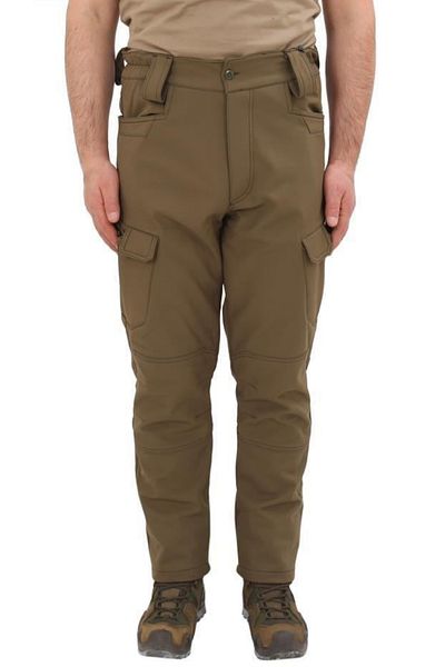 SINGLE SWORD Παντελόνι Softshell Αδιάβροχο Παντελόνι Tactical Trekking Outdoor Khaki με πολλές τσέπες