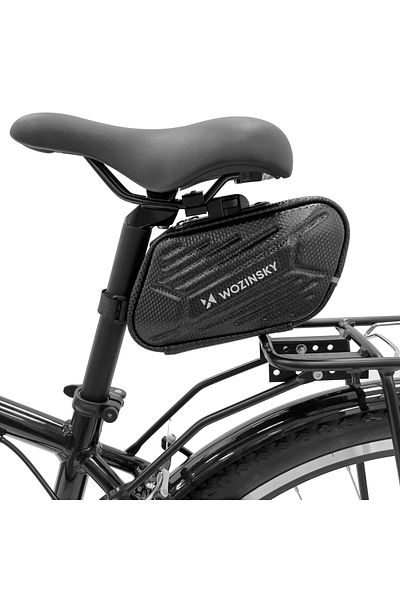 WOZINSKY Torba rowerowa pod siodełko wodoodporna 1.5 l czarna