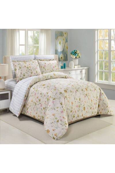 Sleep Blue مفرش ديانا قطن صيفي مزدوج 6 قطع