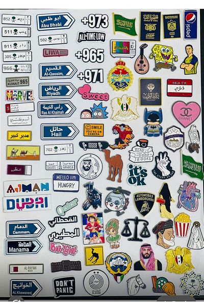 3M 3mm mobile sticker 100 pcs mix 150 dh