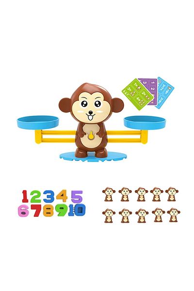 OEM Educational Counting Game, Monkey Balance Set, Multicolor, 3-5 years old