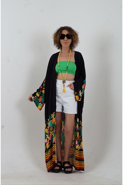 Zelish My Sister Long Kimono with Skirt Pattern