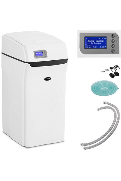 UNIPRODO Detartrare dedurizator de apă cu supapă automată 30 l 3,3 W LCD