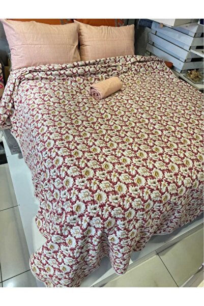 KIZILELMADA Flower Patterned Single Pique – 160X240 cm | Elegant, Spacious and Comfortable Choice