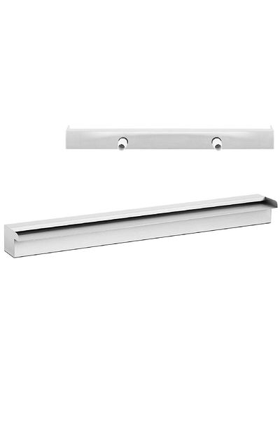 UNIPRODO Cascadă din oțel inoxidabil pentru iaz de grădină, 90 cm